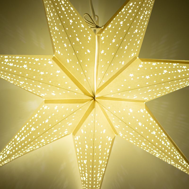Zvijezda lampa - Klasična bijela - Sedmerokraka - 60cm