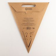 Zvijezda svjetiljka - Prirodno smeđa - Sedmerokraka - 60cm