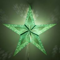 Svjetiljka zvijezda - Green Festival - peterokraka - 60 cm