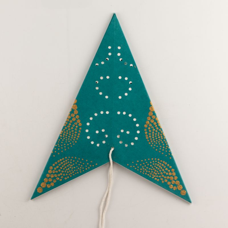 Svjetiljka zvijezda - Green Festival - peterokraka - 60 cm