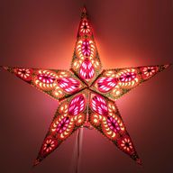 Zvijezda lampa - Fire Festival s pet krakova - 60cm