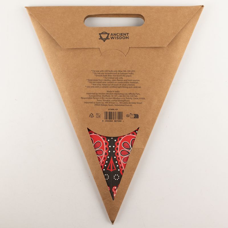 Zvijezda lampa - Fire Festival s pet krakova - 60cm
