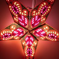 Zvijezda lampa - Fire Festival s pet krakova - 60cm