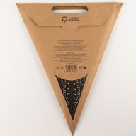 Zvjezdana lampa - crna sa sjevernim svjetlom, sedmerokraka - 60 cm