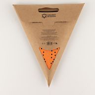 Zvijezda svjetiljka - narančasta svjetla, devet krakova - 45 cm