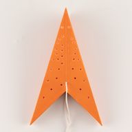 Zvijezda svjetiljka - narančasta svjetla, devet krakova - 45 cm
