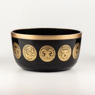 Crne zdjele sa znakovima zodijaka - set od 3 komada - 15 cm, 19 cm, 20 cm
