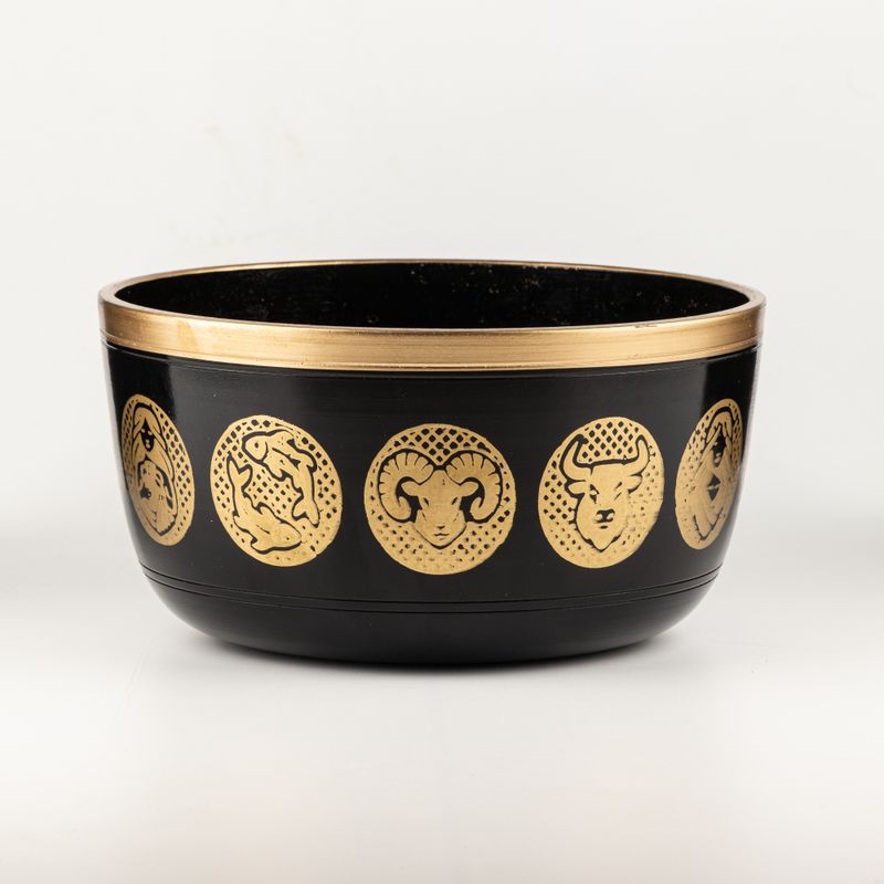 Crne zdjele sa znakovima zodijaka - set od 3 komada - 15 cm, 19 cm, 20 cm