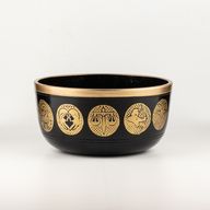 Crne zdjele sa znakovima zodijaka - set od 3 komada - 15 cm, 19 cm, 20 cm