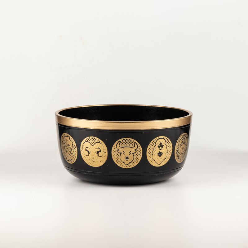 Crne zdjele sa znakovima zodijaka - set od 3 komada - 15 cm, 19 cm, 20 cm