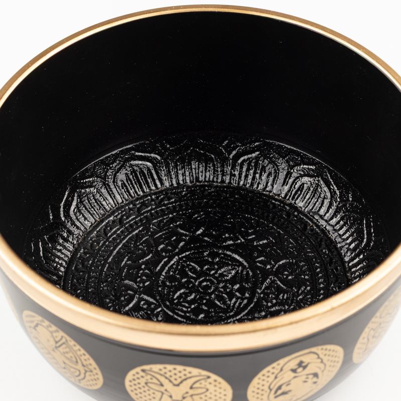 Crne zdjele sa znakovima zodijaka - set od 3 komada - 15 cm, 19 cm, 20 cm