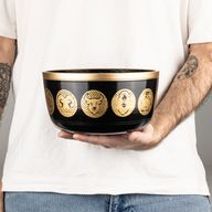 Crne zdjele sa znakovima zodijaka - set od 3 komada - 15 cm, 19 cm, 20 cm