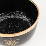 TRUE NORTH - Set crne pjevajuće zdjele - 15x7.5cm