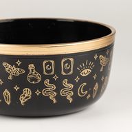 ALIGN - Set crne pjevajuće zdjele - 15x7.5cm