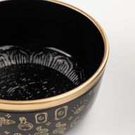 ALIGN - Set crne pjevajuće zdjele - 15x7.5cm