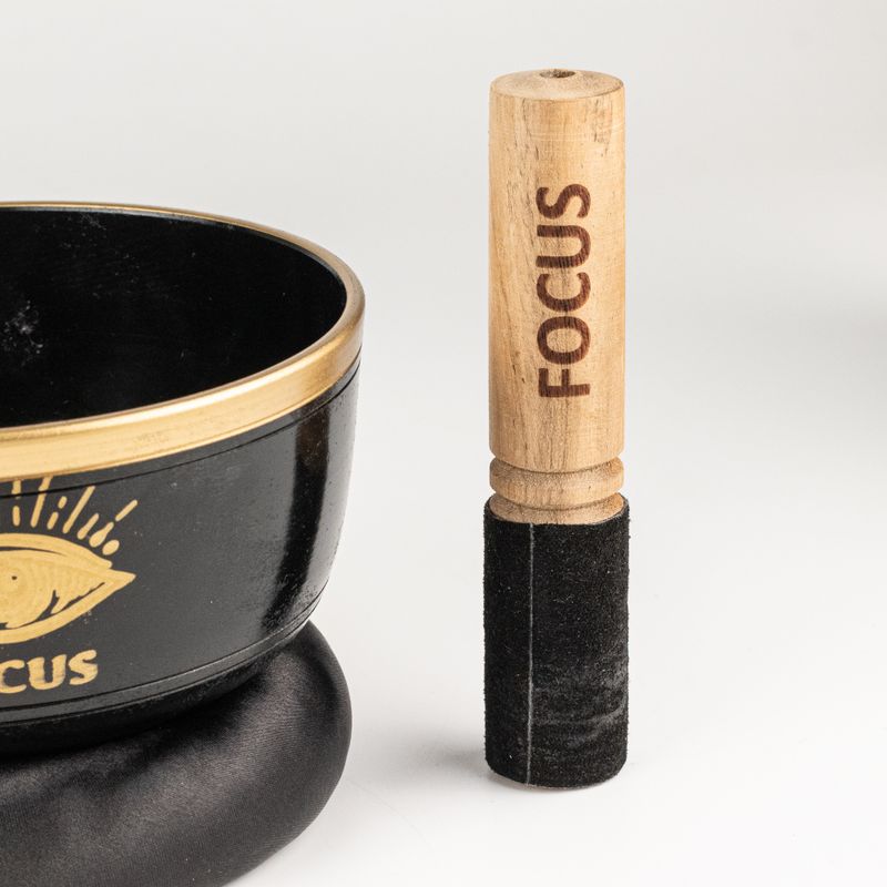 FOCUS - Set crne pjevajuće zdjele - 15x7.5cm