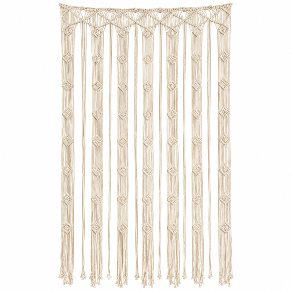 Macramé zavjesa - Prirodna