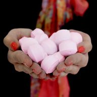 Pjenušave Mini Bombice za Kupanje 1,3 kg - Ruža