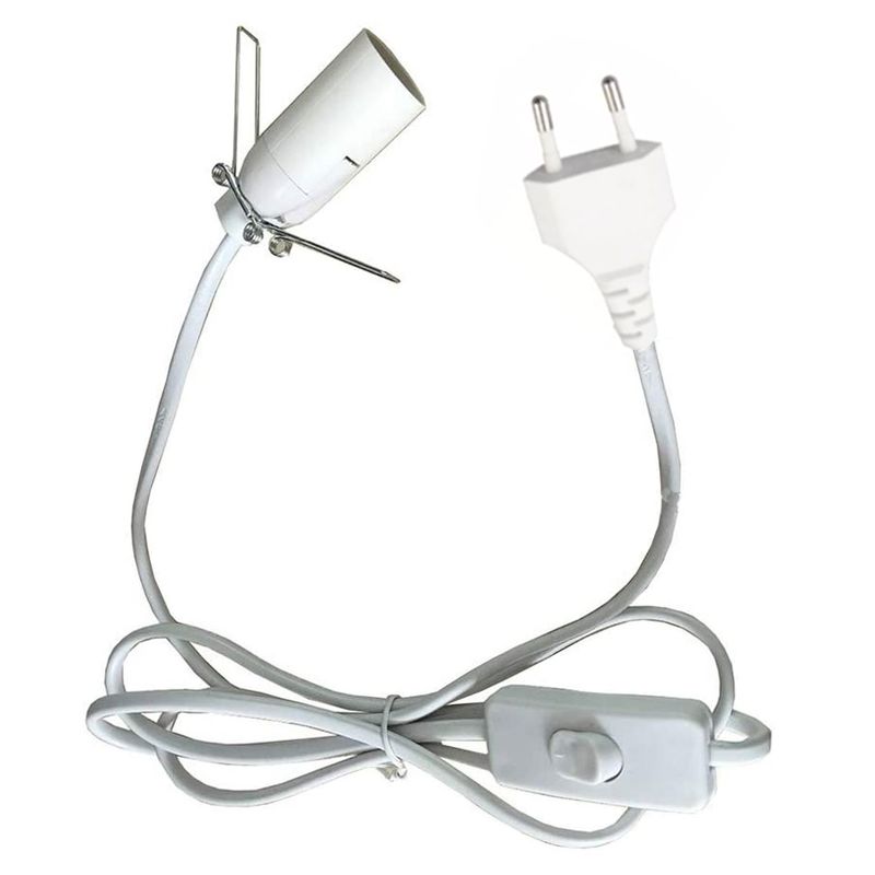 Bijeli priključni kabel - EU