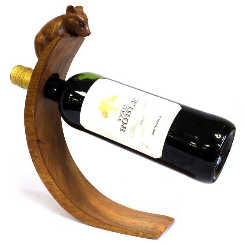 Drveni Stalak za Vino - Miš