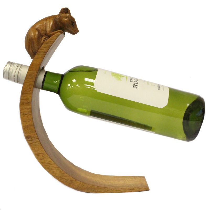 Drveni Stalak za Vino - Miš