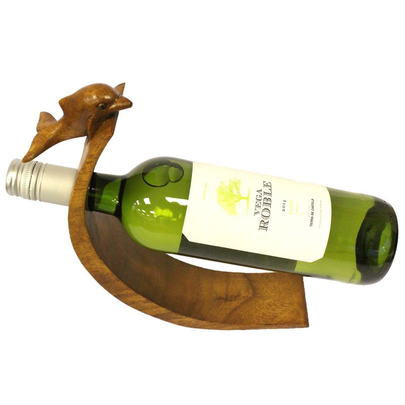 Drveni Stalak za Vino - Delfin