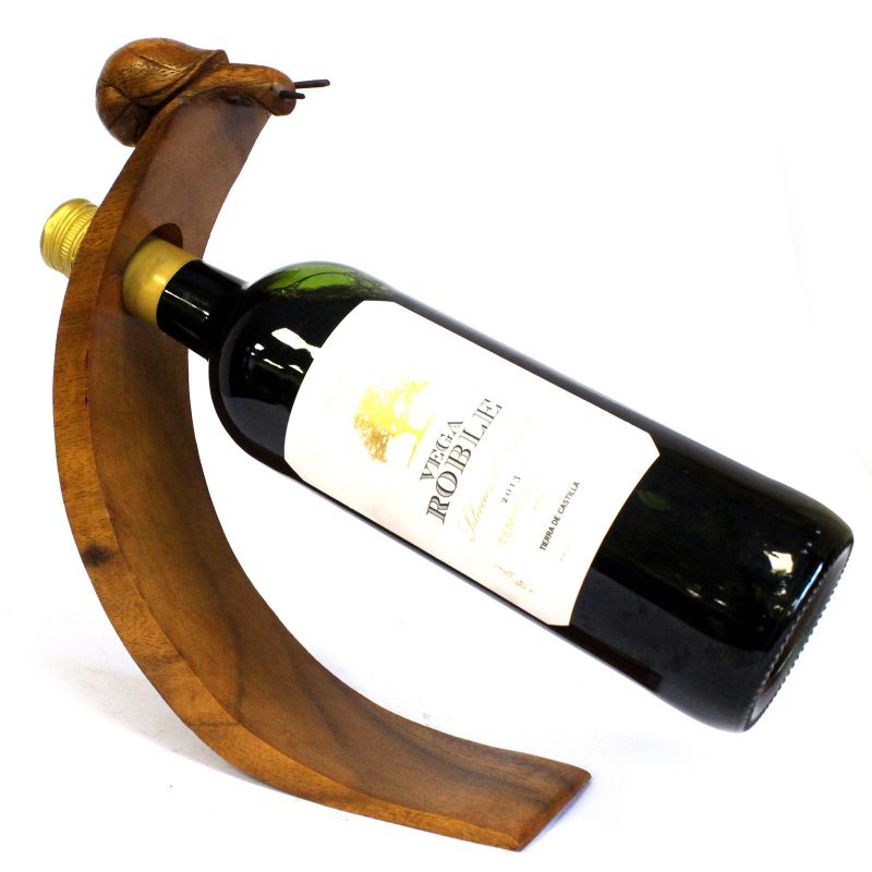 Drveni Stalak za Vino - Puž