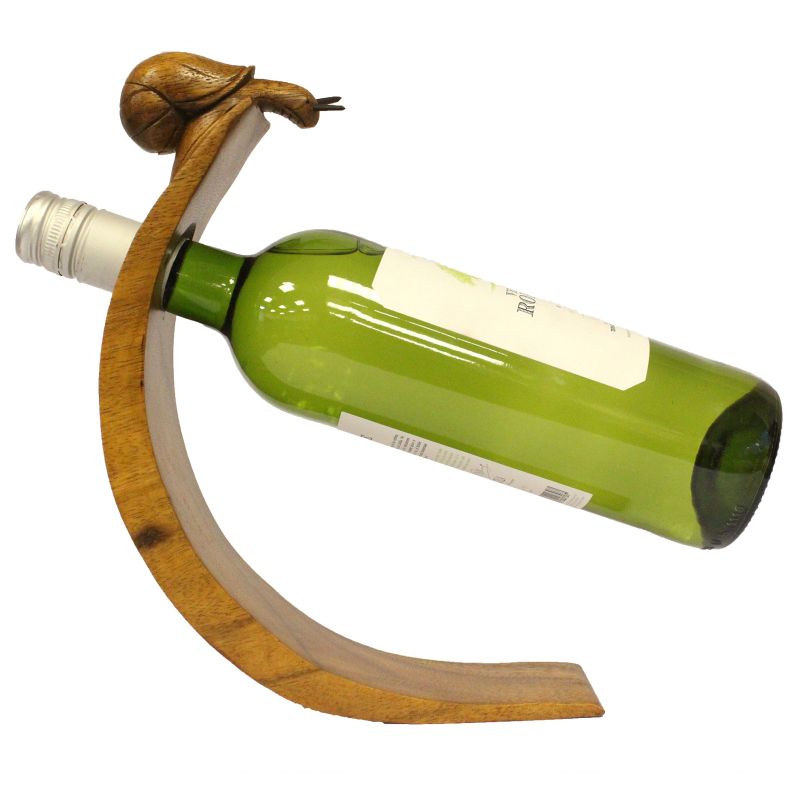 Drveni Stalak za Vino - Puž