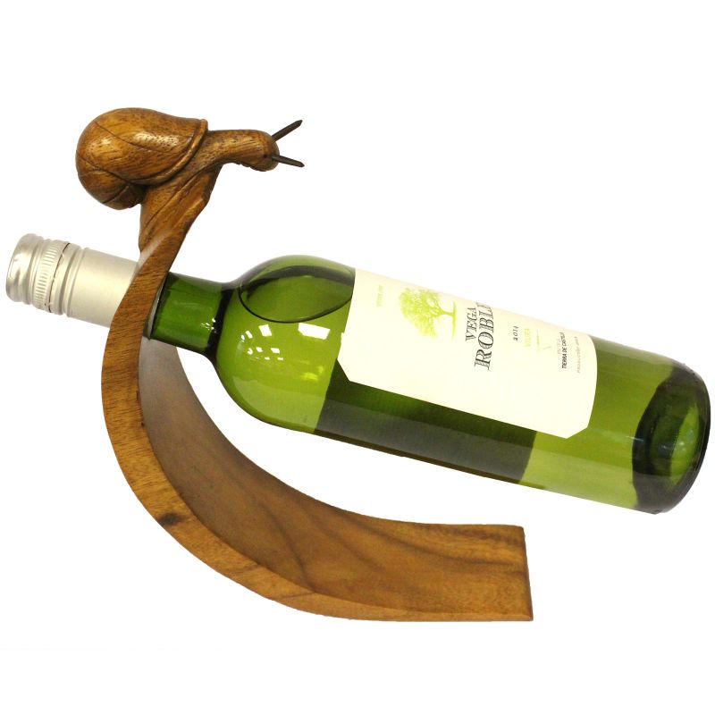 Drveni Stalak za Vino - Puž