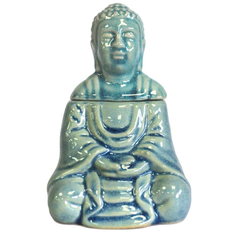 Sjedeći Buda Aroma Lampa - Plava