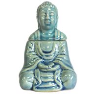 Sjedeći Buda Aroma Lampa - Plava
