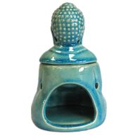 Sjedeći Buda Aroma Lampa - Plava