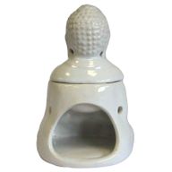 Sjedeći Buda Aroma Lampa - Bijela