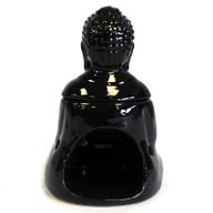 Sjedeći Buda Aroma Lampa - Crna
