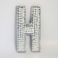 Mala Dekorativna Aluminijska Slova - H