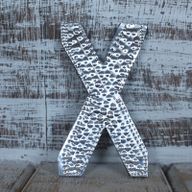 Mala Dekorativna Aluminijska Slova - X
