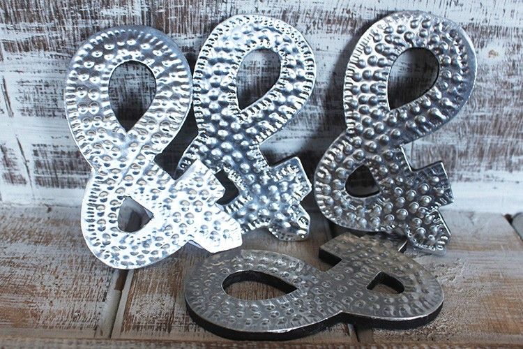 Mala Dekorativna Aluminijska Slova - &