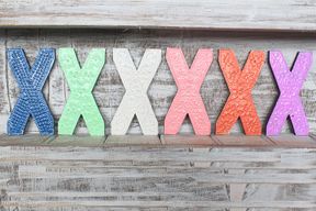 Slovo "X" - Razne Boje - 15 cm