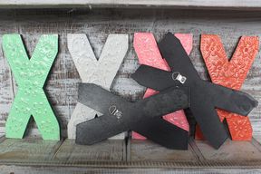 Slovo "X" - Razne Boje - 15 cm