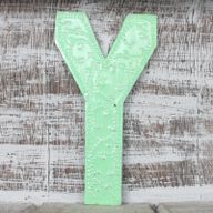 Slovo "Y" - Razne Boje - 15 cm