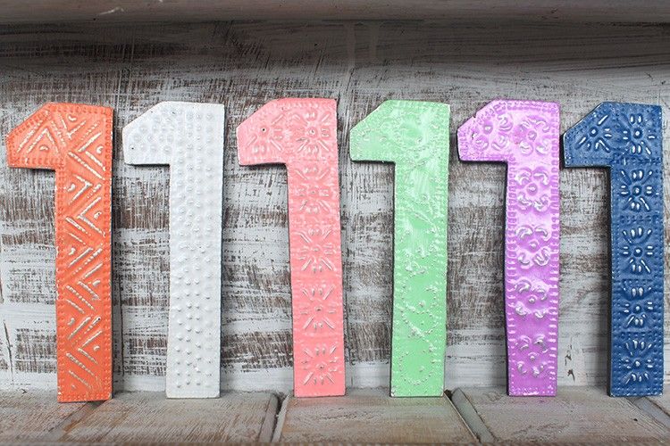 Broj "1" - Razne Boje - 15 cm