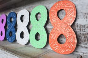 Broj "8" - Razne Boje - 15 cm