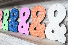 Simbol "&" - Razne Boje - 15 cm