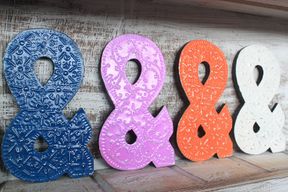 Simbol "&" - Razne Boje - 15 cm
