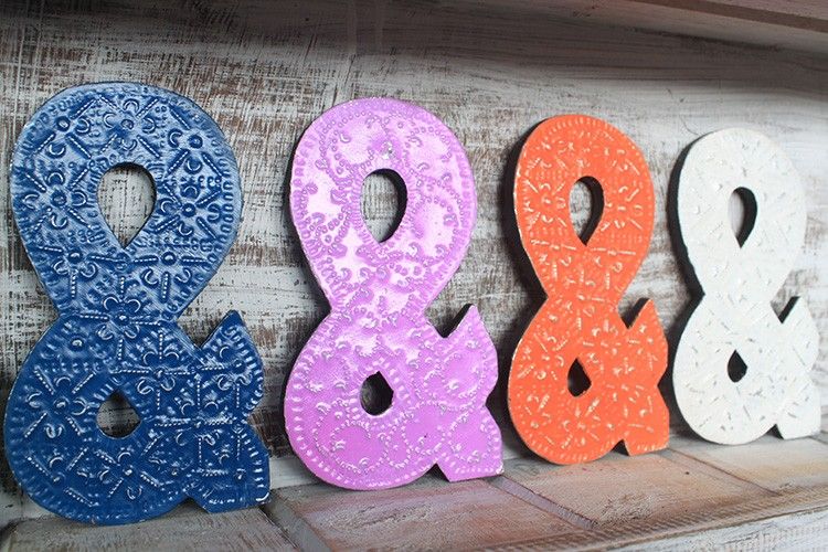 Simbol "&" - Razne Boje - 15 cm