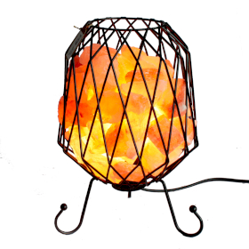 Mrežasta Lampa - Kabel, Žarulja, Ružičasta Sol