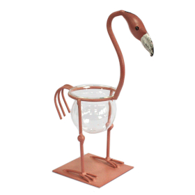 Hidroponska Ukrasna Posuda - Metalni Flamingo