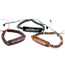 6x Coco Narukvica sa Sloganom - Euro4Ever