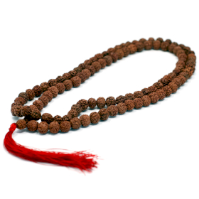 3x Rudraksha Mala Ogrlica - Smeđa