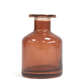 6x Ovalna Alkemijska Difuzor Bočica - Smeđa - 140 ml